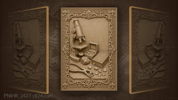 Diamonds jeweler’s tools precious stones 3d STL model