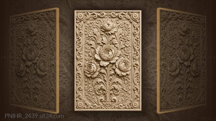 Flowering bush sending tendrils outward 3d STL model