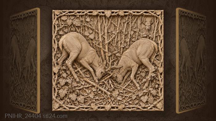 Bucks wrench sideways and snap the thicket 3d STL model