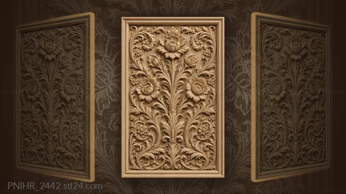 Blossom reaching up among repeats 3d STL model
