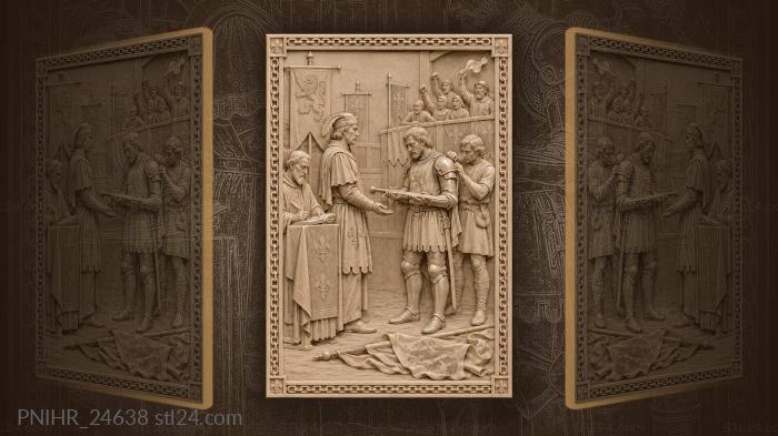 Knight’s surrender after tournament battle 3d STL model