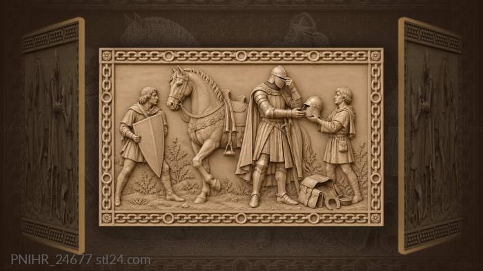 Knight arming for noble quest 3d STL model