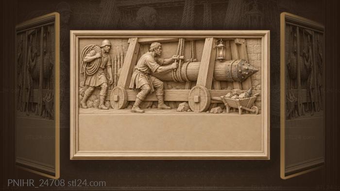 Siege engine preparation strong hands 3d STL model