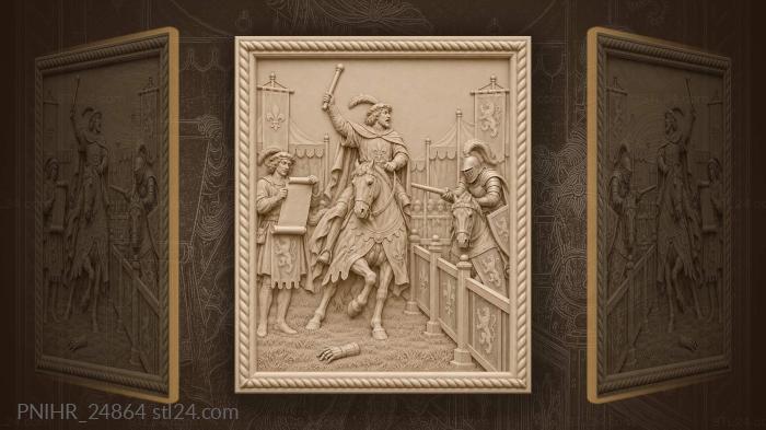 Tournament start herald knight lance 3d STL model