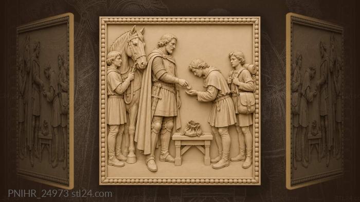 Knight’s reward loyal squire’s service 3d STL model