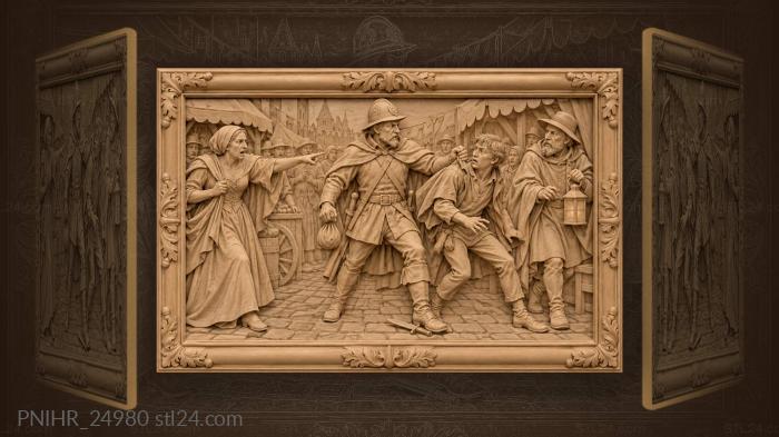 Fair arrest thief caught redhanded 3d STL model