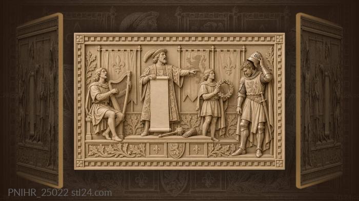 Tournament announcement victor’s laurel crown 3d STL model