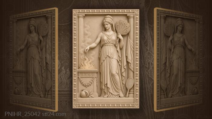Hera and the sacred flame 3d STL model
