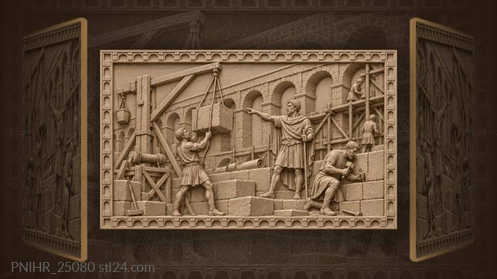 Roman construction ancient engineering marvel 3d STL model