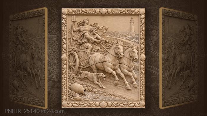 Coastal race to the lighthouse 3d STL model