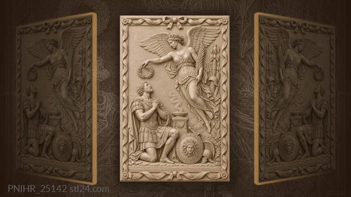 Victory crowning a grateful general 3d STL model