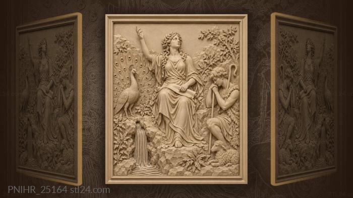 Muse on helicon with shepherd 3d STL model