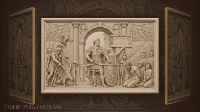 Emperor’s triumph dedication ancient ceremony 3d STL model