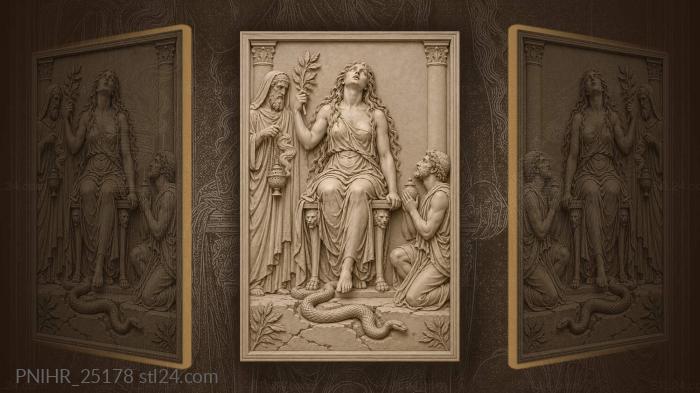 Delphic oracle divine inspiration vision 3d STL model