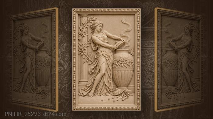 Pandora’s jar releasing hidden evils 3d STL model