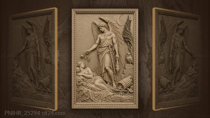 Thanatos offers poppy to sleeping soul 3d STL model