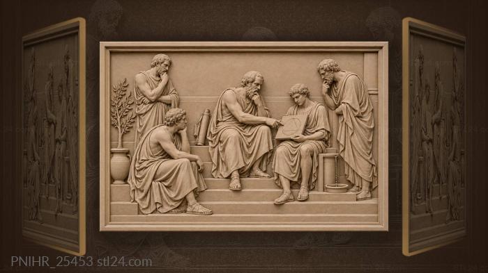Ancient wisdom shared in the agora 3d STL model