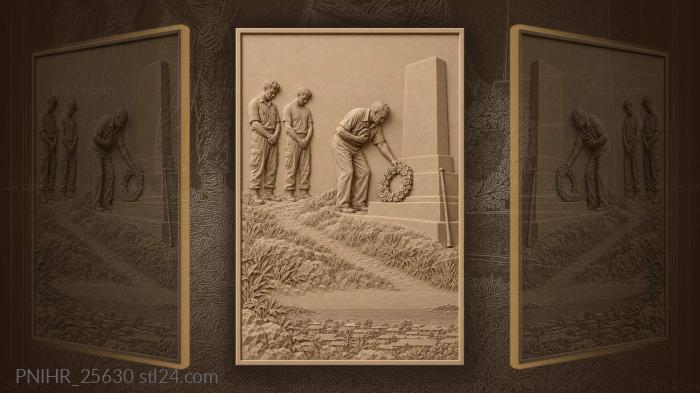 Honiara memorial wreath laying ceremony 3d STL model