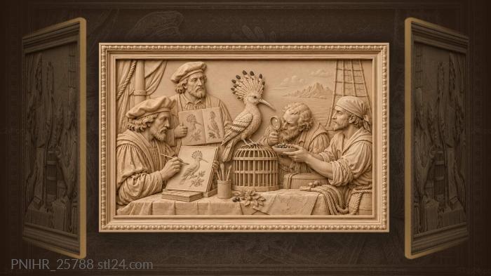 New world bird discovery voyage 3d STL model