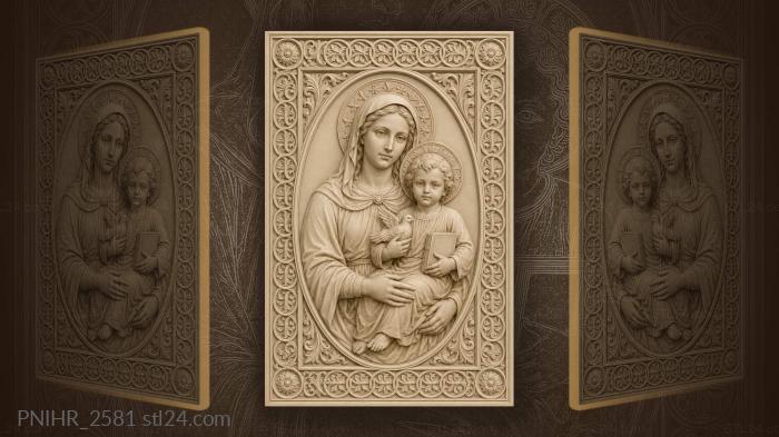 Dove and book held by the child 3d STL model