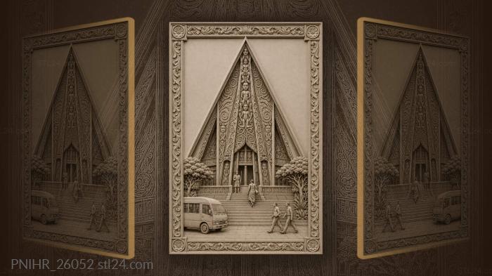 Port moresby parliament house delegation arrival 3d STL model