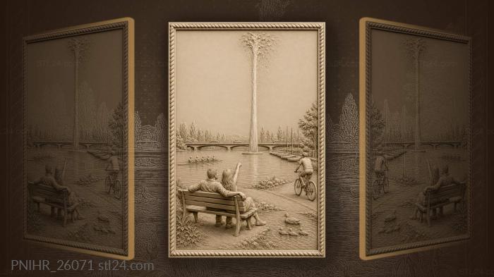 Canberra lake griffin jet and ducks 3d STL model