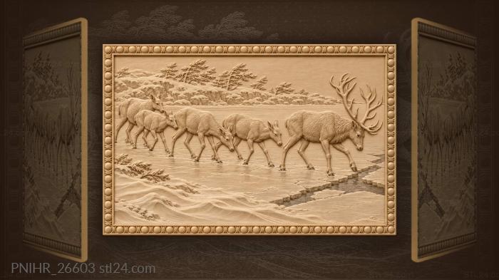 Lead stag tests dark open seam 3d STL model