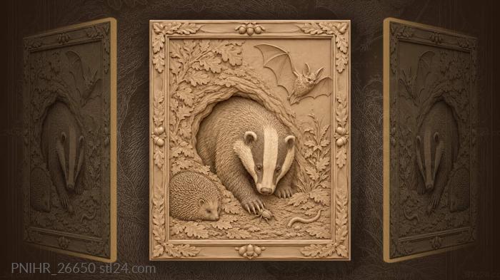 Badger twilight forest creatures beetle 3d STL model