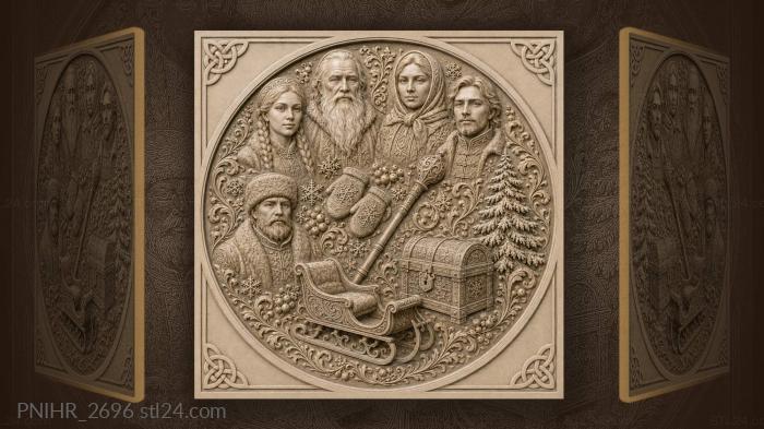 Slavic gods and mythical creatures 3d STL model
