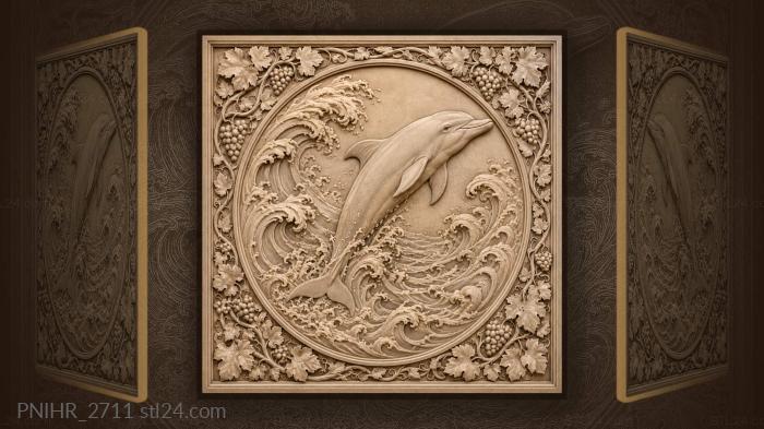 A leap through a ring of waves 3d STL model