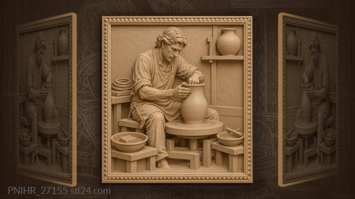 Clay vessel taking shape now 3d STL model
