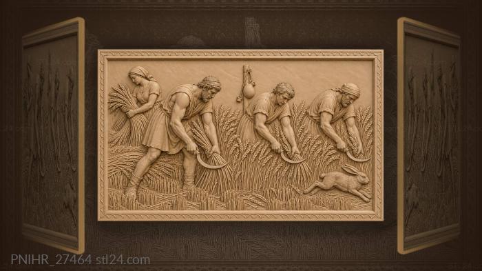 Hare bolts as three sickles flash 3d STL model