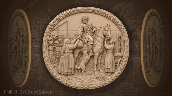 Bridle delays the departing cossack 3d STL model