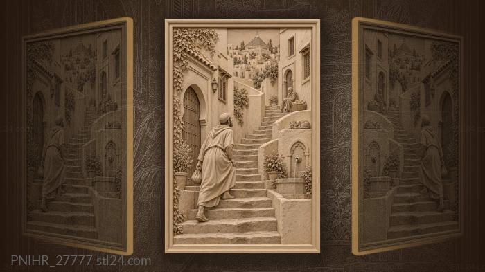 Pilgrim’s ascent to holy sanctuary 3d STL model
