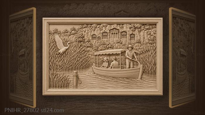 Dalyan boat trip ancient tombs 3d STL model