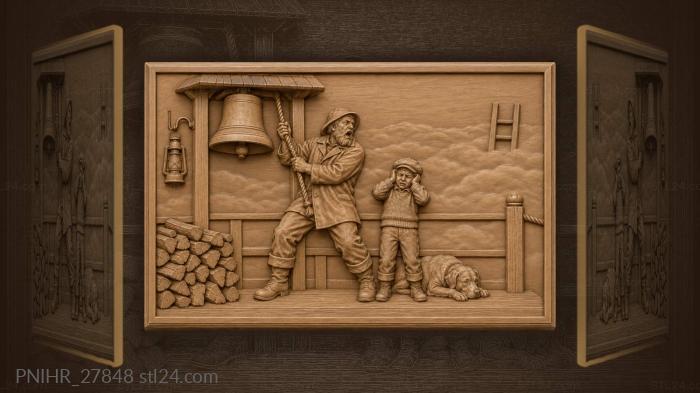 Fog signal keeper and watchful dog 3d STL model