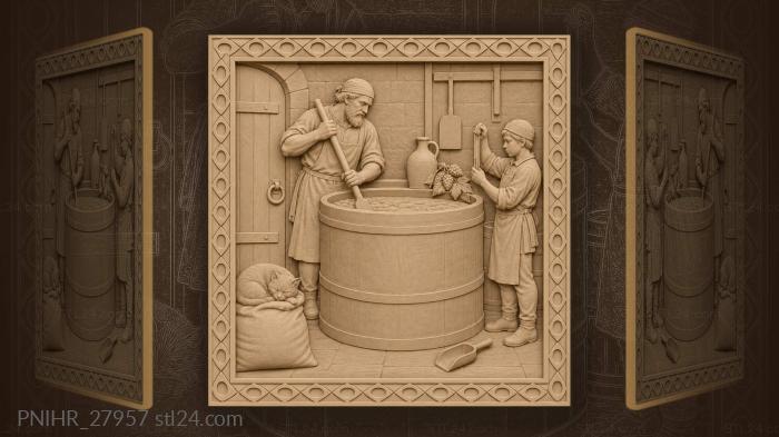 Spandau fortress brewery scene 3d STL model