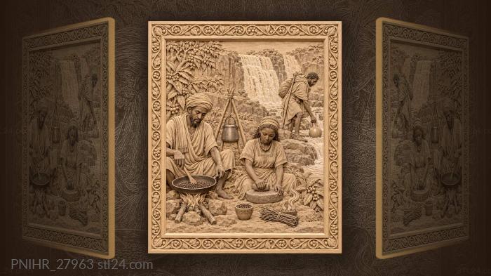 Ethiopian coffee ceremony by the falls 3d STL model