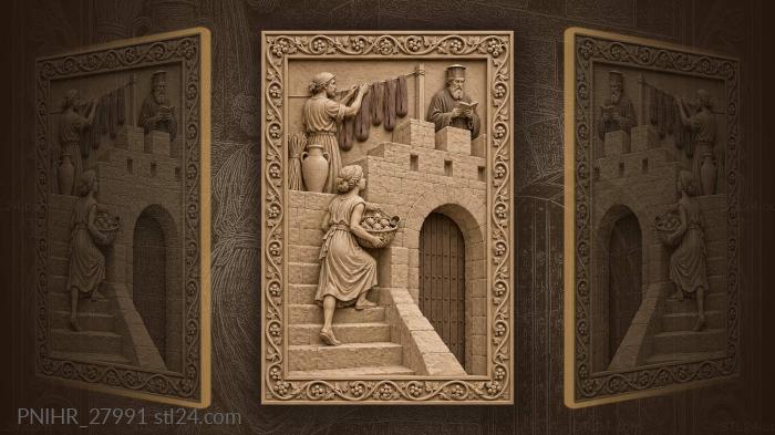 Monemvasia gate purple dye murex shells 3d STL model