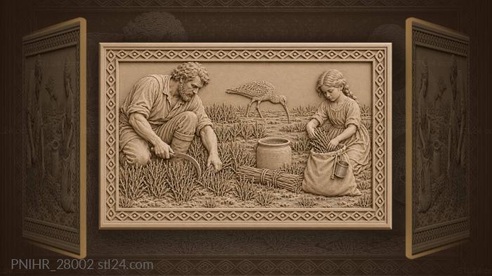 Salt marsh harvest vannes creek 3d STL model