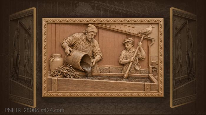 Vyborg pitch distiller by the river 3d STL model