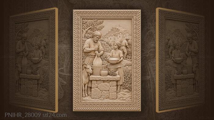 Folegandros cheese making rural scene 3d STL model