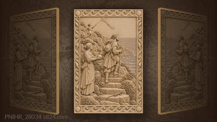 Pilgrim’s way to the sea 3d STL model