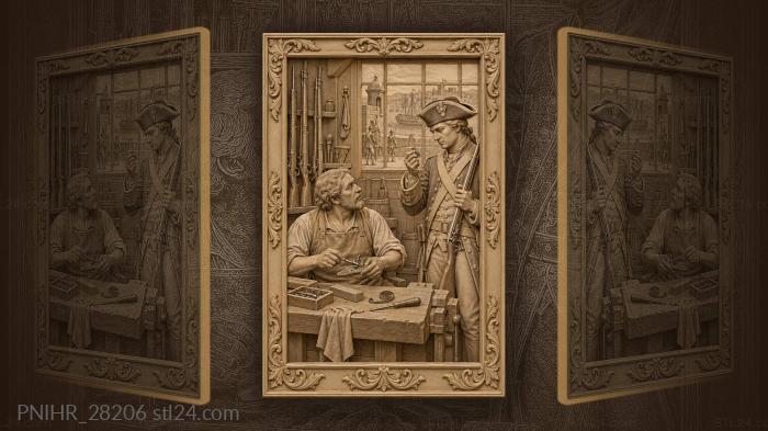 Smith fitting lock for soldier 3d STL model
