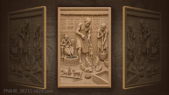 Bronze casting ancient abomey workshop 3d STL model