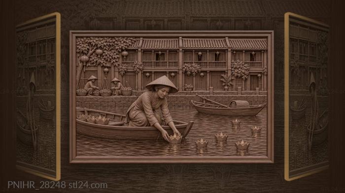 Hoi an river candle release 3d STL model