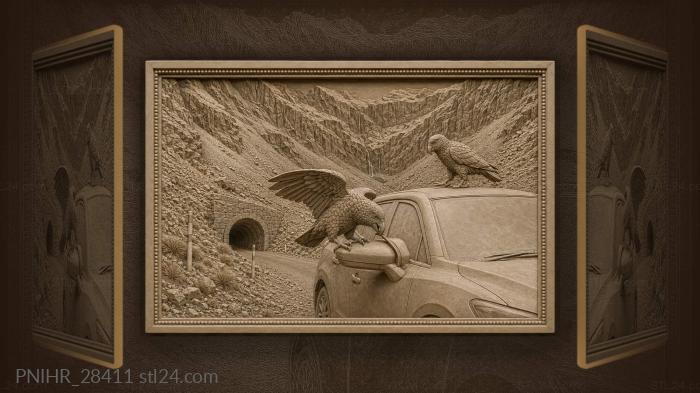 Milford sound road kea mischief 3d STL model
