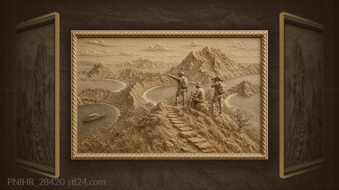 Komodo vista with travelers and bays 3d STL model