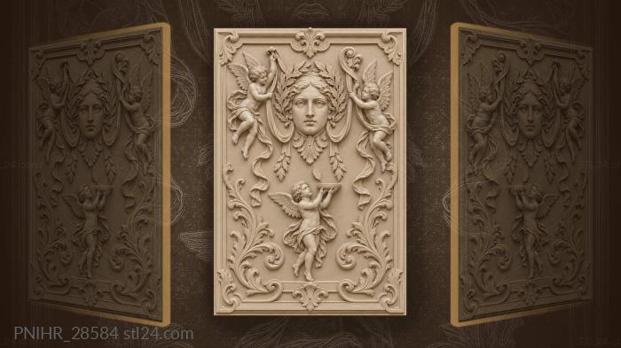 Little one catching a falling laurel leaf 3d STL model
