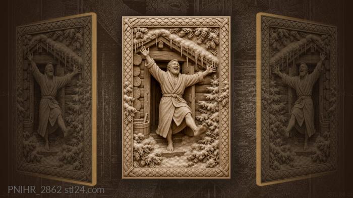 Banya joy winter delight 3d STL model